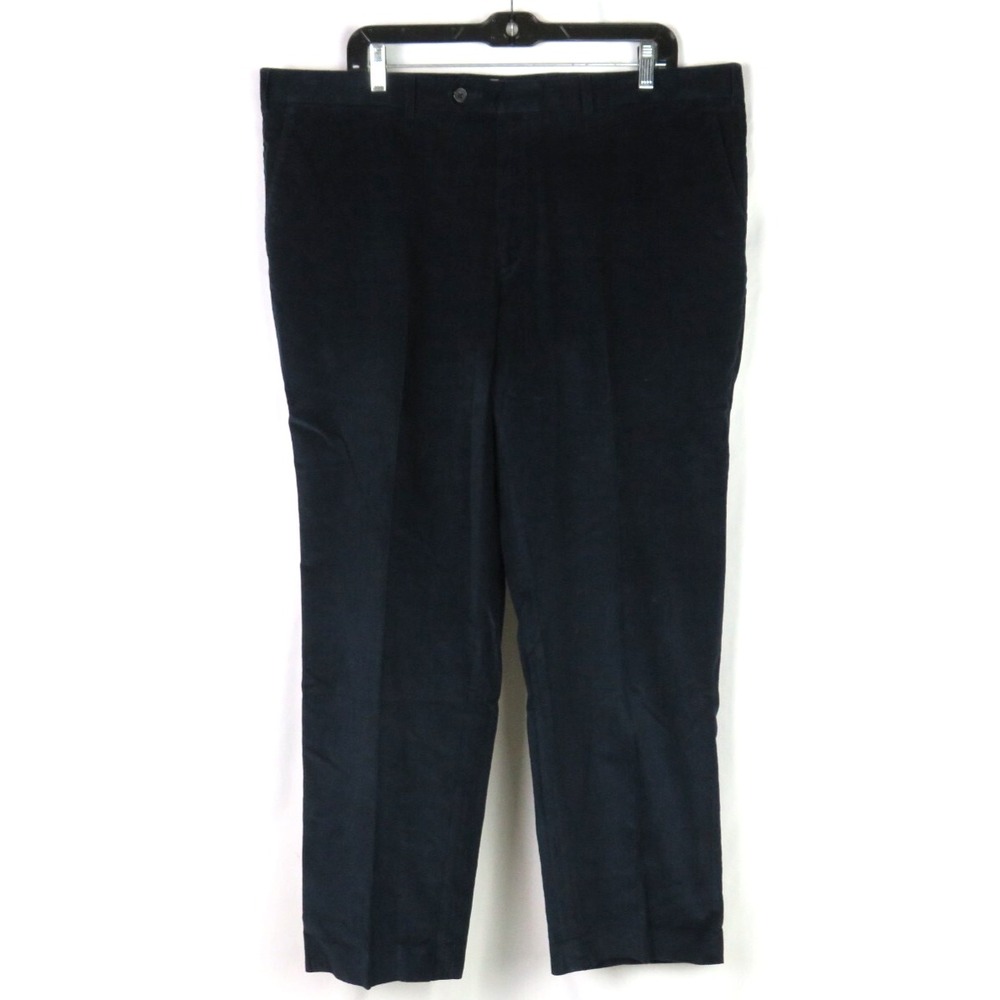 Lauren Ralph‎ Lauren Navy Blue Stretch Straight Leg Corduroy Pants Men's 40 X 30